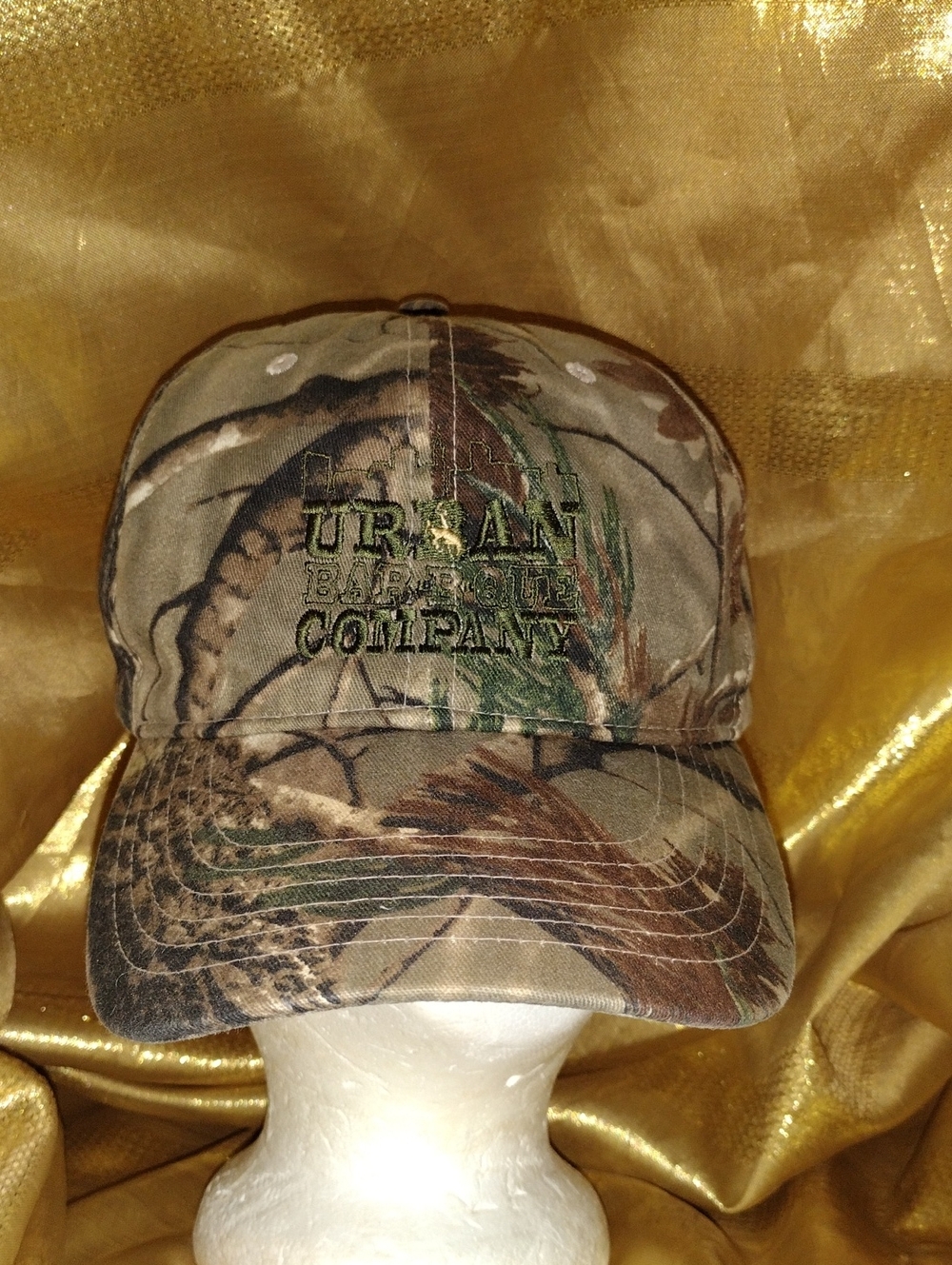 Camo Big Head Cap.  Adjustable.